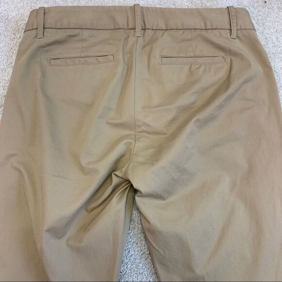 J.crew Brown tan khaki Frankie Stretch Chino pants size 8 - Picture 8 of 16
